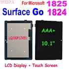 ЖК-дисплей AAA + 10,1 дюйма для Microsoft Surface Go 1824 1825, ЖК-дисплей кодирующий преобразователь сенсорного экрана в сборе для Surface Go LCD LQ100P1JX51