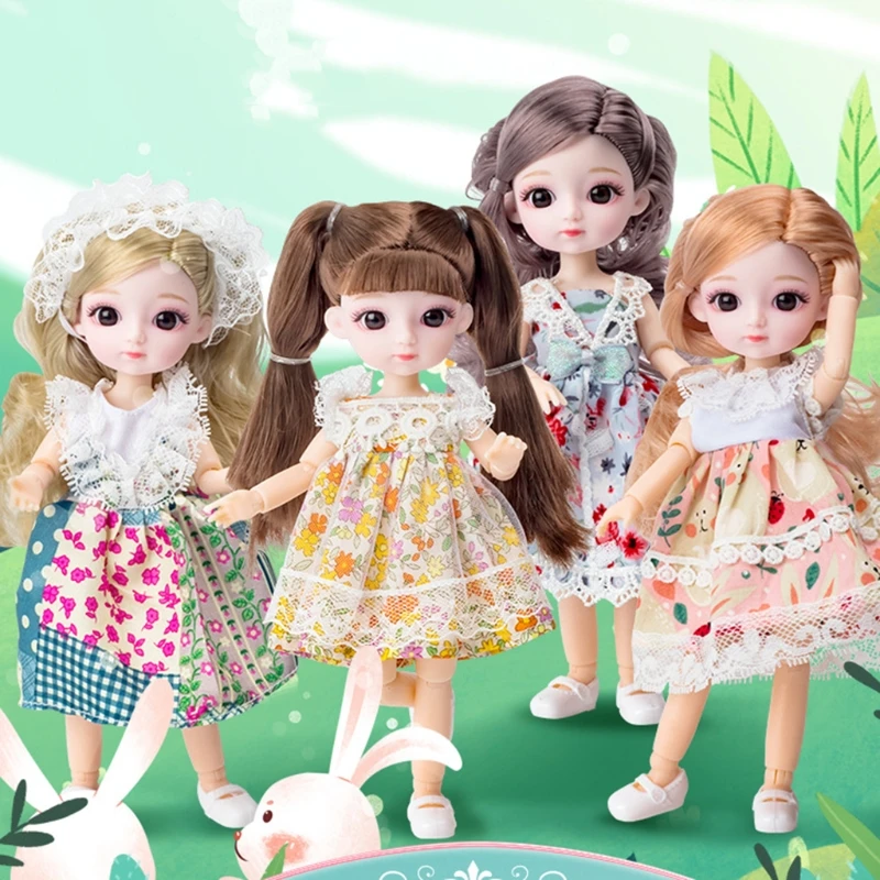 Красивая кукла 50LE с глазами для вечеринки свежее Кукольное платье обучающая