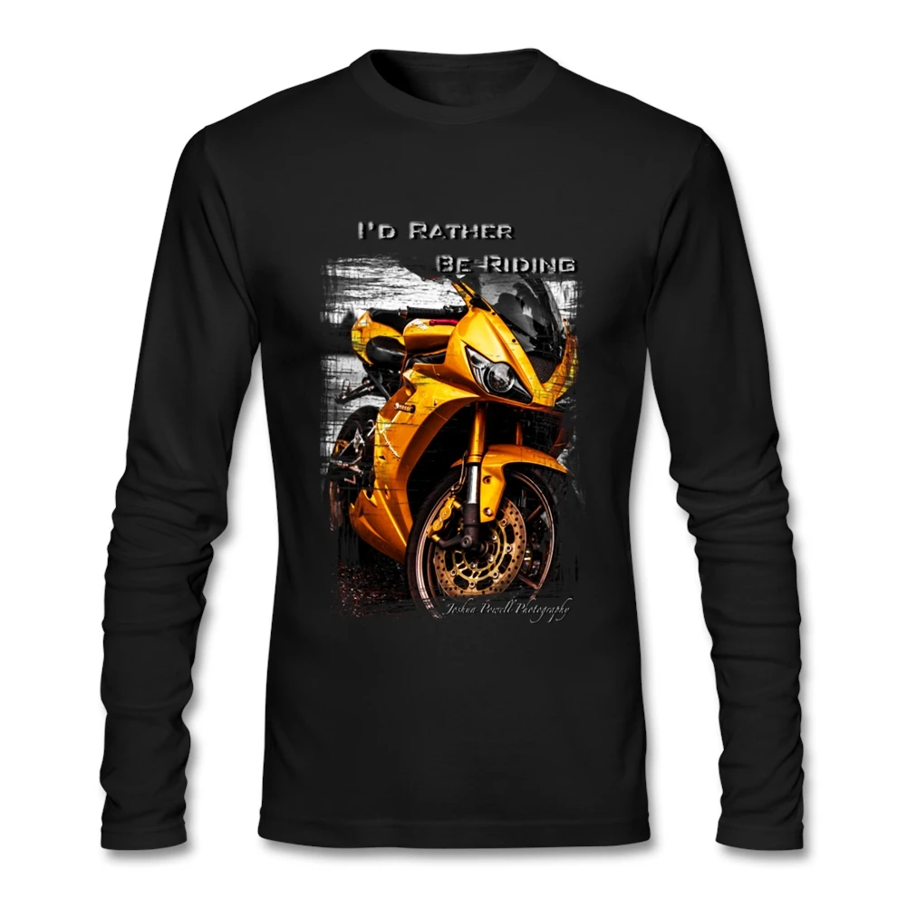 Высокое качество Мужские футболки мотоциклетные ретро 100% одежда из хлопка с