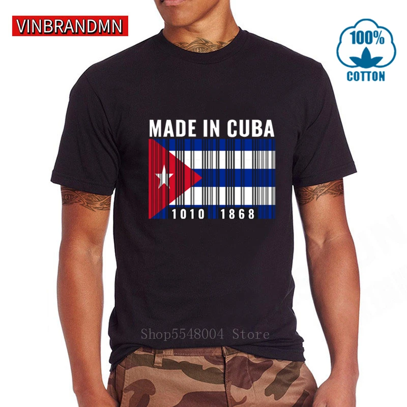 Футболка с кубинским флагом для мужчин и женщин стильная одежда