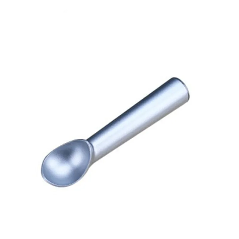Matte Silver Инструменты для мороженого, портативная ложка из алюминиевого сплава с антипригарным покрытием, ложка для мороженого, ложка для дома, кухонные принадлежности - Цвет: Matte Silver