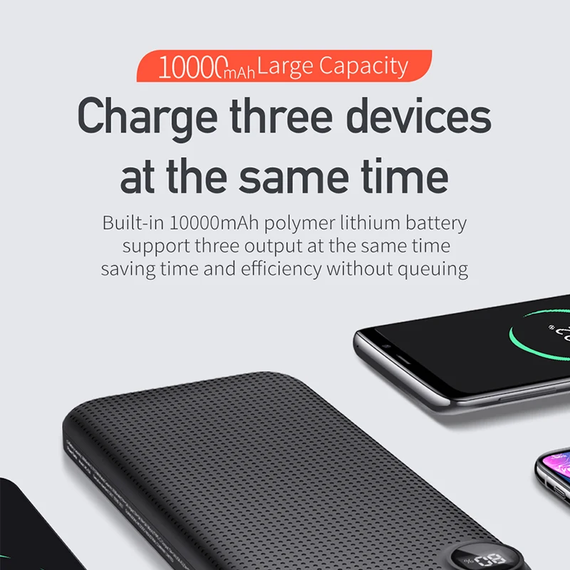 Портативное зарядное устройство Mcdodo USB Type C PD 18 Вт 10000 мАч QC 3 0 быстрая зарядка
