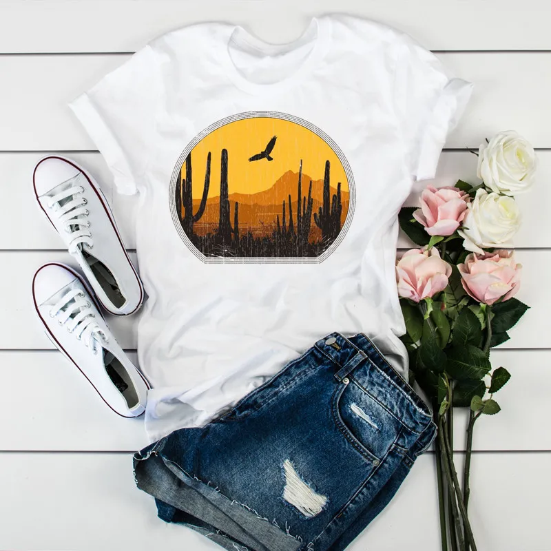 Женская Ковбойская модная одежда с принтом женская футболка топы графикой