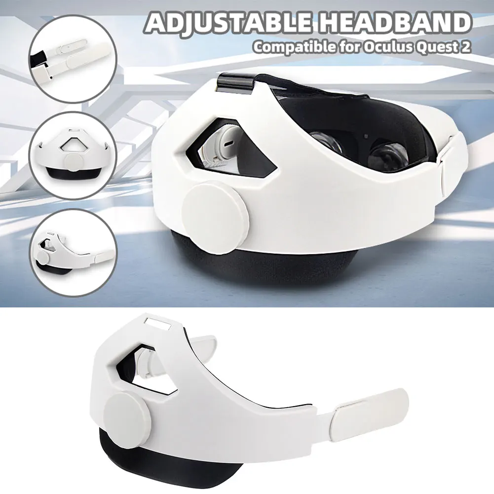 

Adjustable Replacement Head Strap For Oculus Quest 2 VR Headset Straps Ergonomic Virtual Reality Gaming VR Strap Accessories