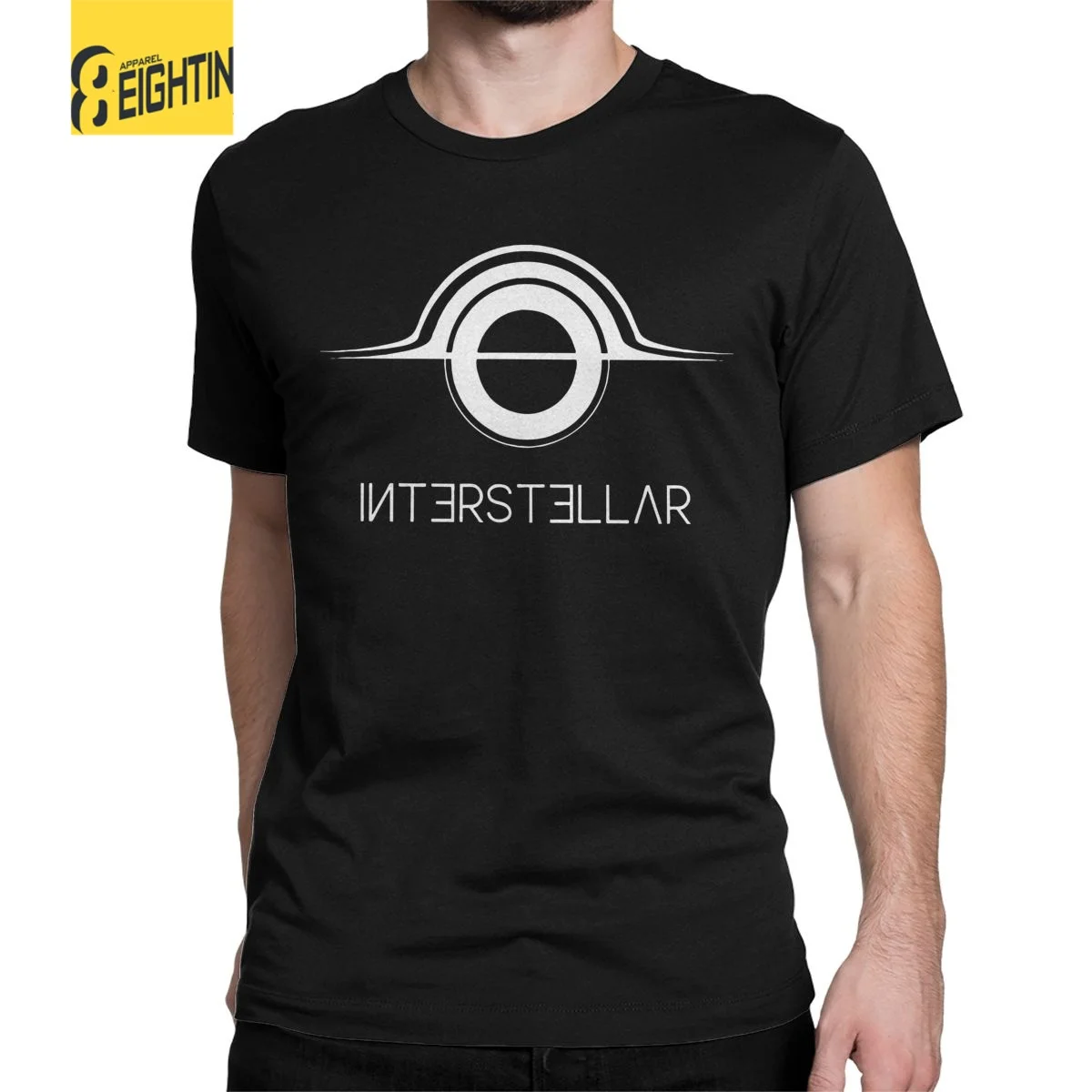 

Funny Interstellar Gargantua Space Scifi T-Shirts Men Round Collar Cotton T Shirts Short Sleeve Tees Classic Tops