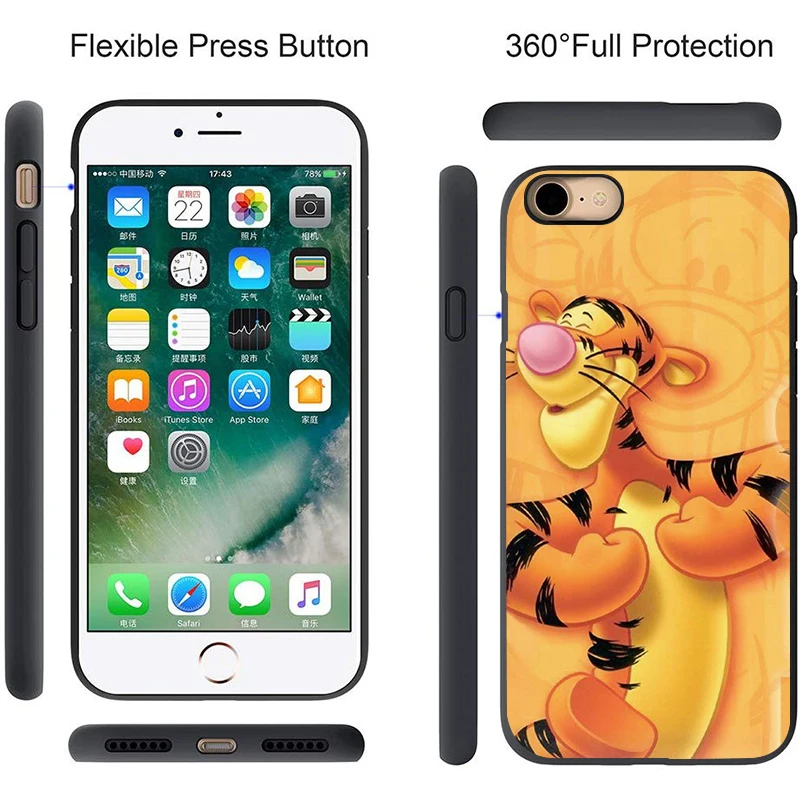 Чехол для телефона Tigger Pooh Xiaomi mi 8 A2 Lite A1 A3 9 9T SE 5X 6X чехол с мультяшным медведем