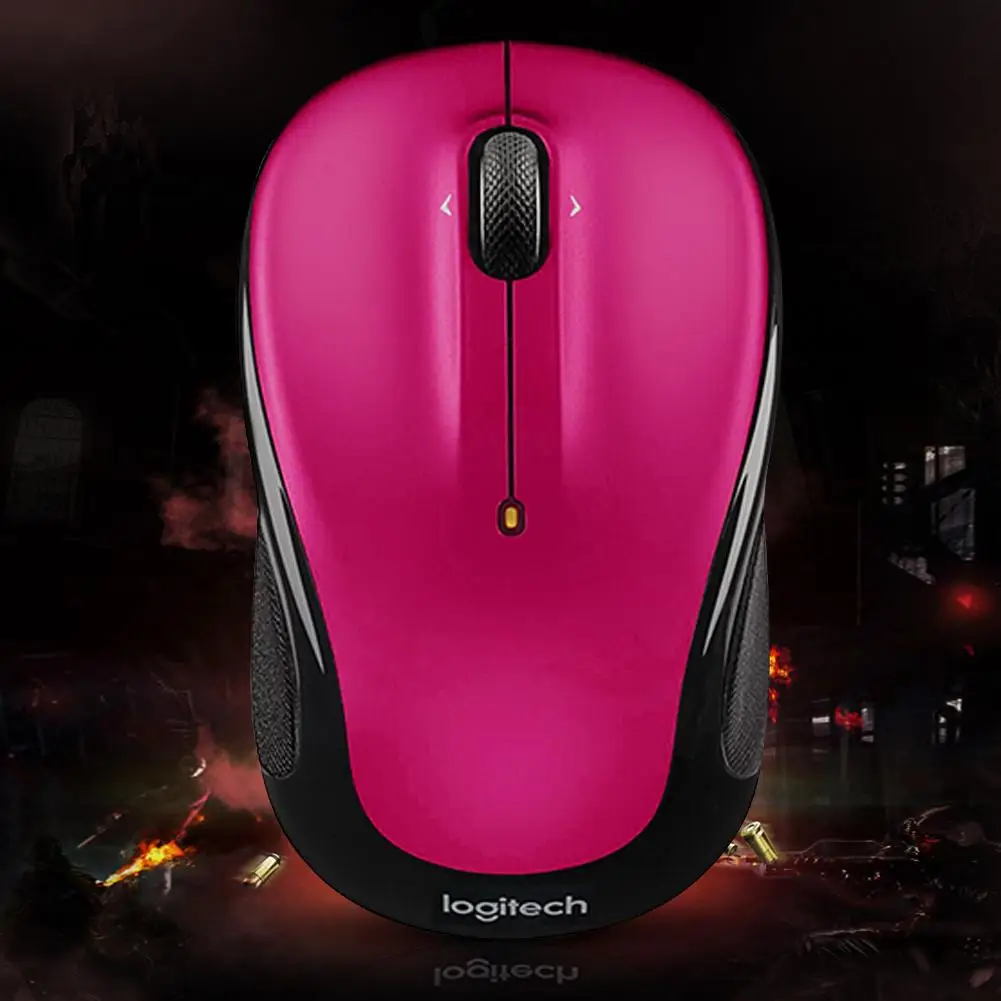Мышь Logitech M325 беспроводная мышь с 3 кнопками USB 1000 DPI 2 4 ГГц Универсальный Приемник