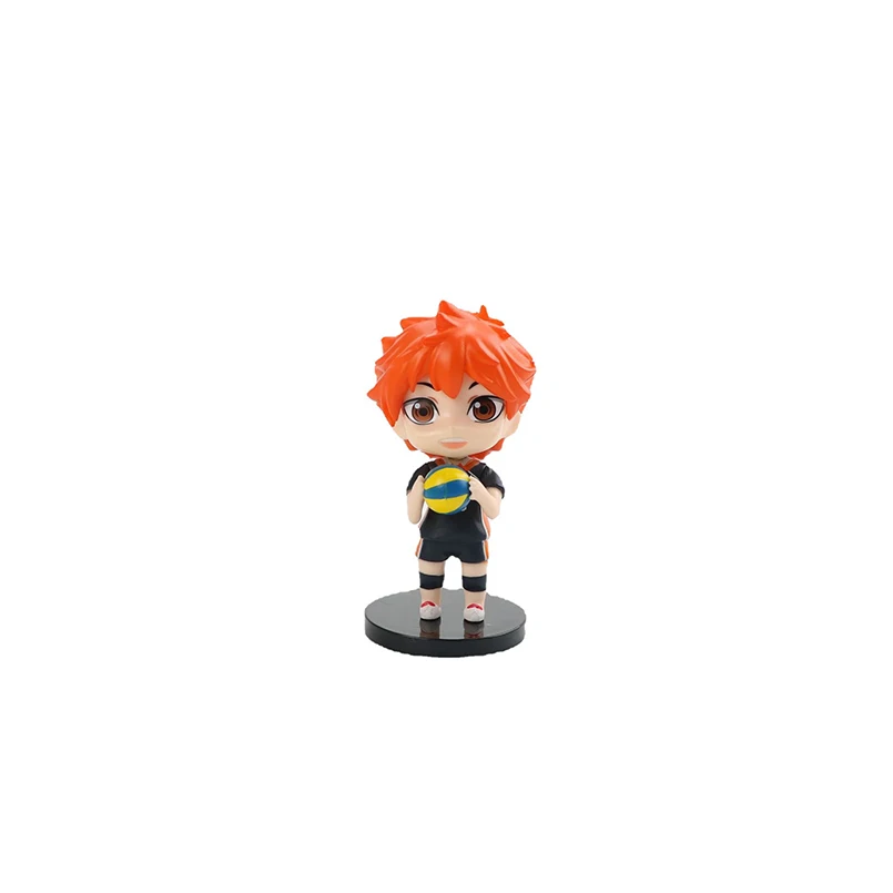 

8-10CM Q Version Anime Haikyu Figure Hinata Kageyama Tobio Sawamura Daichi Sugawara Koshi Tanaka Ryusuke PVC Action Figure Toys