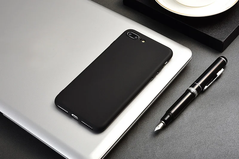 Тонкий мягкий силиконовый матовый чехол из тпу для телефона iphone XR X XS Max 6 6S 7 8 Plus SE