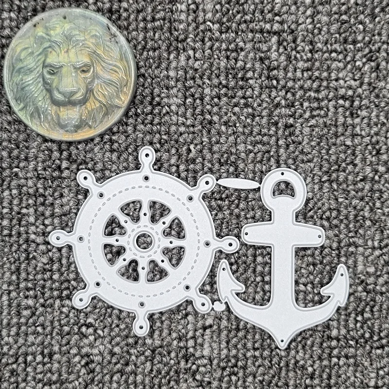 

Парусный спорт, костюм с принтом из якорей, кораблей и металлический Трафаретный вырубной штамп Трафаретный Скрапбукинг Фотоальбом Карта Б...