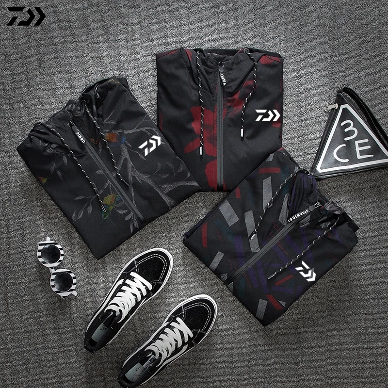 2020 Daiwa одежда для рыбалки Солнцезащитная дышащая быстросохнущая уличная