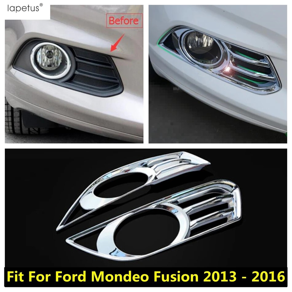 Аксессуары для Ford Mondeo / Fusion 2013 2014 2015 2016 хромированный передний противотуманный