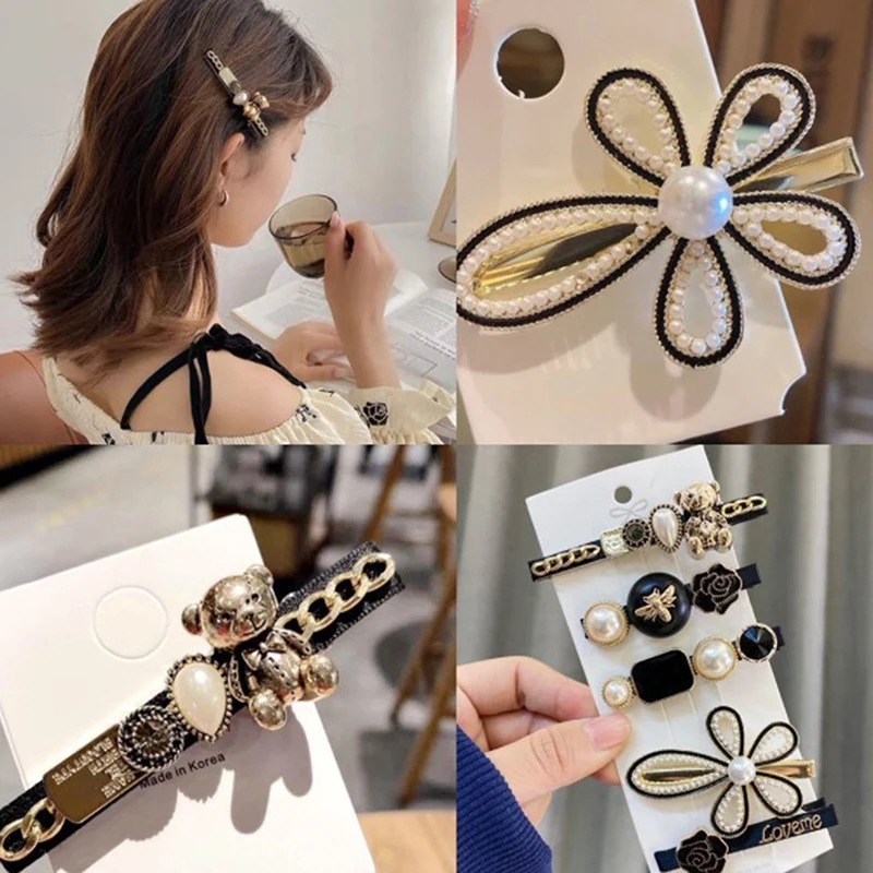 

4 шт., женские Винтажные заколки для волос с перьями и морскими звездами