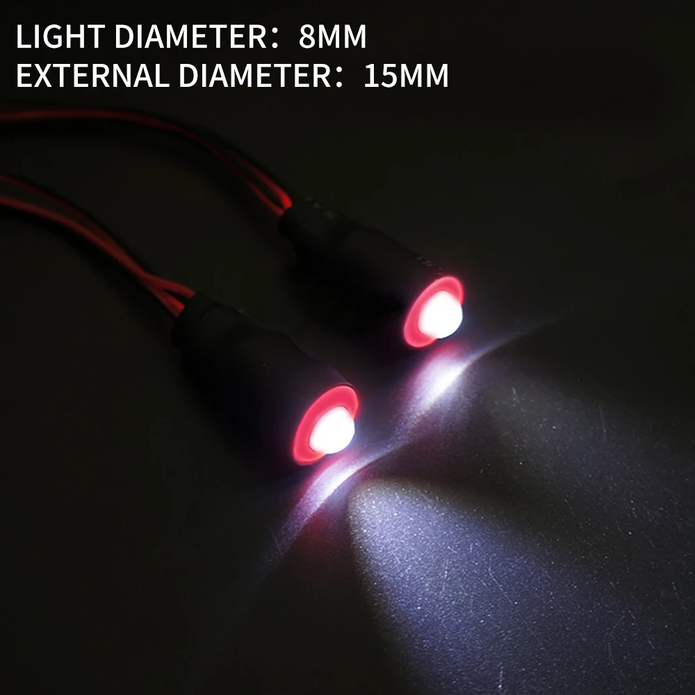 Детали для радиоуправляемых автомобилей 13 мм/17 мм 2 светодиодный ангельские