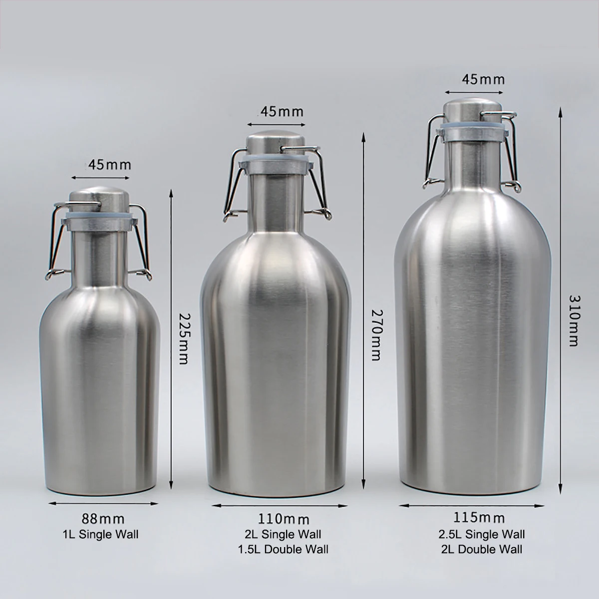 Еда garde большой чайник Водка Виски бутылка из нержавеющей стали большая емкость