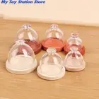 Новинка 1 шт. 1:12 кукольный домик миниатюра банка для конфет, крышка для торта Крышка для десерта лоток для фруктов Куклы Игрушки для кукольного домика украшения