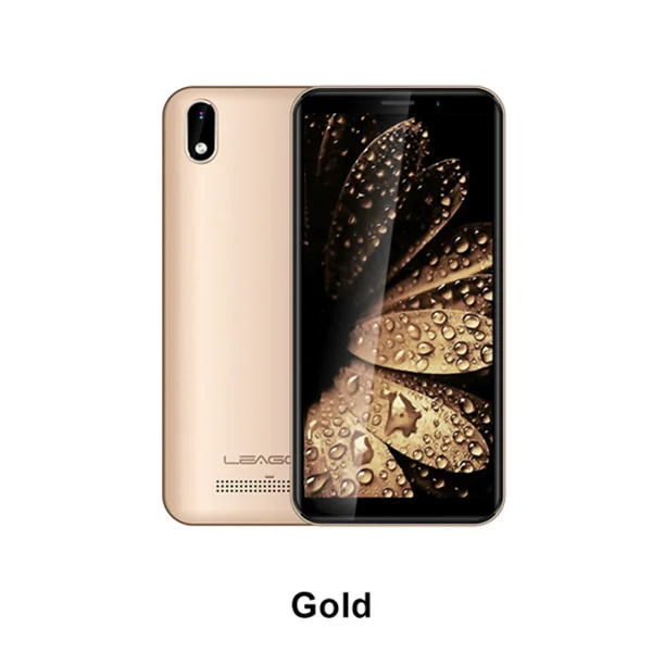 LEAGOO Z10 Android мобильный телефон 5," 18:9 полный экран 1 Гб ОЗУ 8 Гб ПЗУ MT6580 четырехъядерный 2000 мАч 5 Мп камера Две sim-карты 3G смартфон - Цвет: Gold