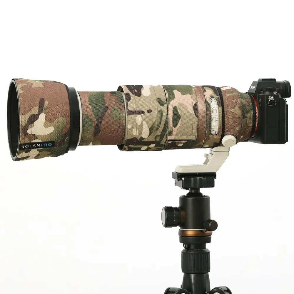 Защитный чехол ROLANPRO для Sony FE камуфляжный объектива 100 400 мм f4.5 5 6 GM OSS|lens camouflage|camouflage