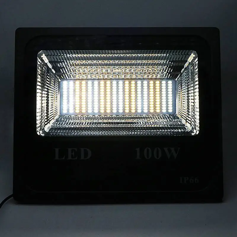 SZYOUMY 50 Вт 100 200 Солнечный Прожектор двухцветный СВЕТОДИОДНЫЙ уличный светильник