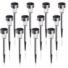 Солнечный светильник сада украшения напольный светильник Водонепроницаемый Солнечный СВЕТОДИОДНЫЙ светильник для открытого ландшафта, светодиодный светильник с пути дворик газон светильник