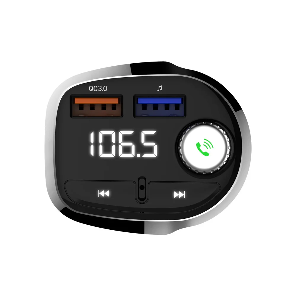 Новый T61 fm передатчик bluetooth музыкальный плейер в машине MP3 громкой связи мобильный