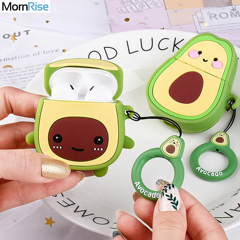 Новый женский силиконовый чехол для Apple Air Pods с фруктовым дизайном Airpods2 зарядный