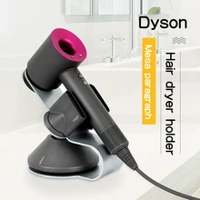 Bathroom Stand Hair Dryer Holder For Dyson Metal Accessories Hanging Shelf With Magnetic Rack Storage For Bedroom Decor