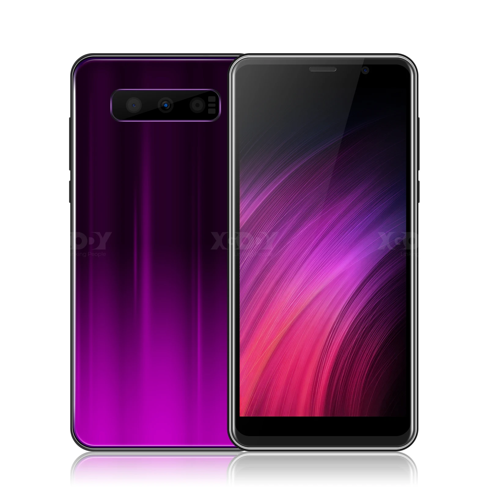 XGODY S10 5,5 дюймов 3g смартфон 18:9 ОЗУ 2 Гб ПЗУ 16 Гб MT6580 четырехъядерный процессор двойная камера мобильный телефон Android 8,1 - Цвет: Gradient black