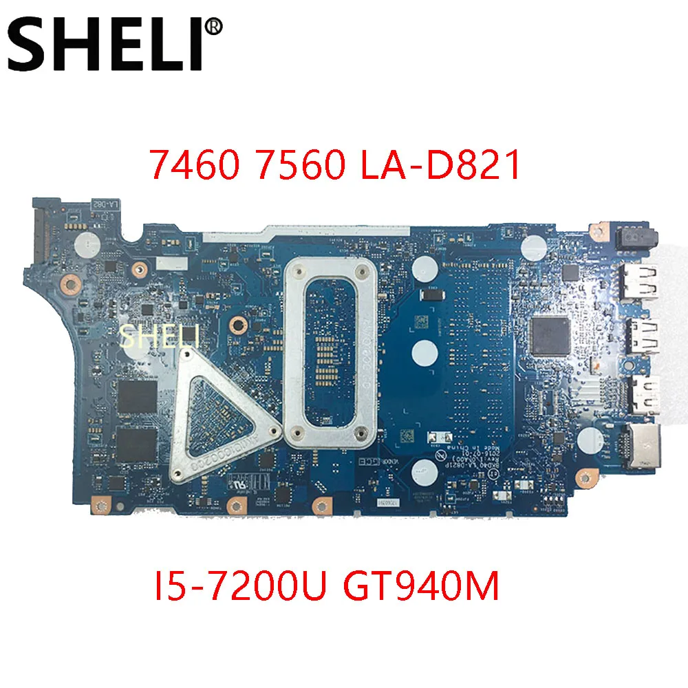 Флэш 07T87H 0V736W 05CPRV для Dell INSPIRON 7460 7560 системная плата BKD40 флэв: 1 0 (A00) флэш-тест