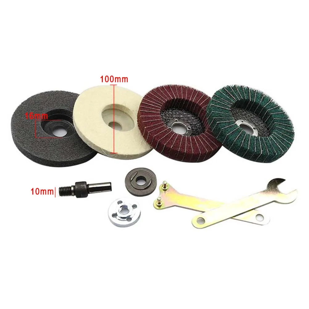 

9pcs Angle Grinder Set Loop Bar Practical Polishing Millstone Hand Drill Accessories Wood Metal Cutting Portable Power Tool