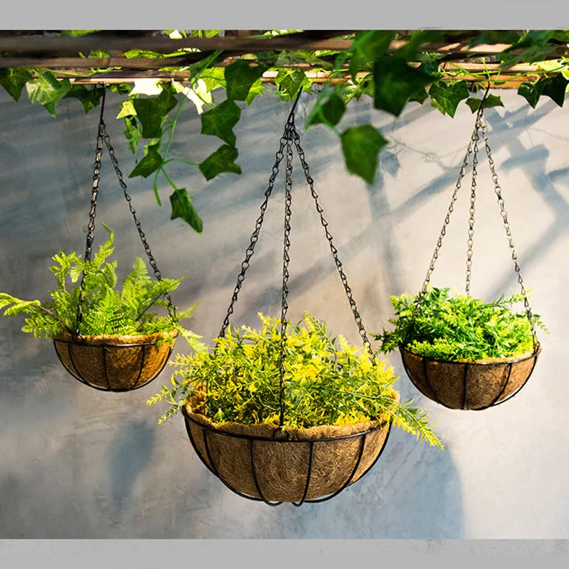 1 шт. подвесная корзина тканые высушенные цветы маленькие цветочные корзины