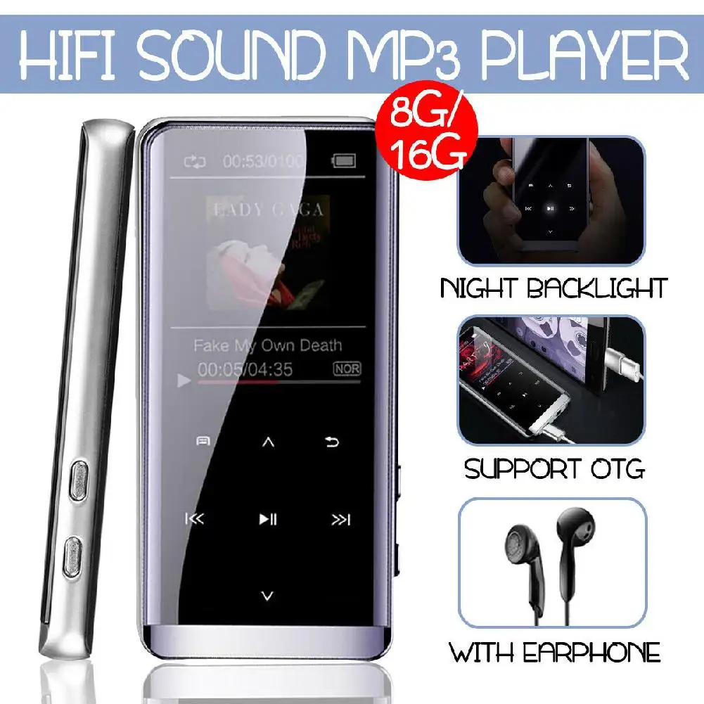 Мини MP4 медиа беспроводной Bluetooth MP3 плеер HIFI спортивные музыкальные колонки FM радио рекордер портативный bluetooth MP3 плеер r60