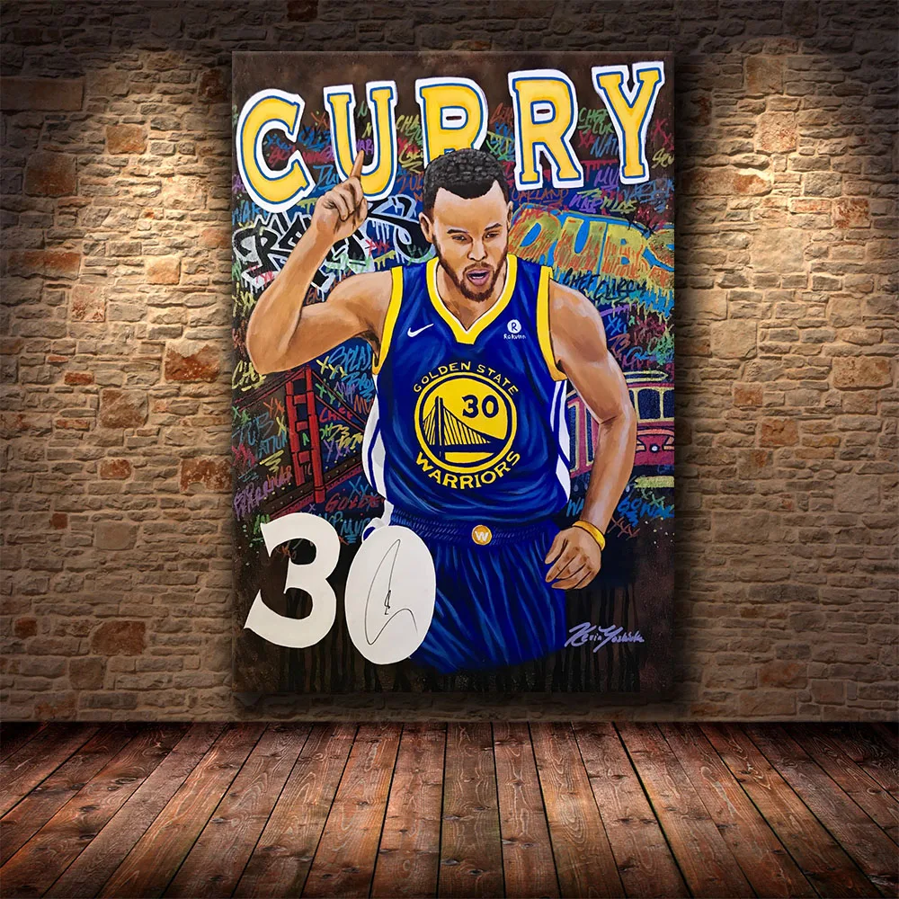 Стивен Карри холст живопись гостиная домашний декор Современная роспись