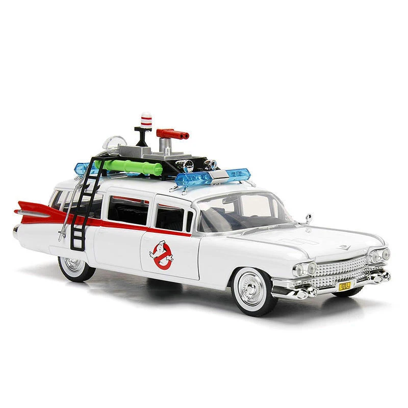 Классическая модель автомобиля 1:24 Ghostbusters из сплава под давлением ретро