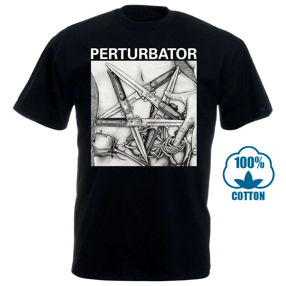 Пертурбатор Pentaknife M Xl Официальная футболка темная волна Synthwave Tour 011538|Мужские