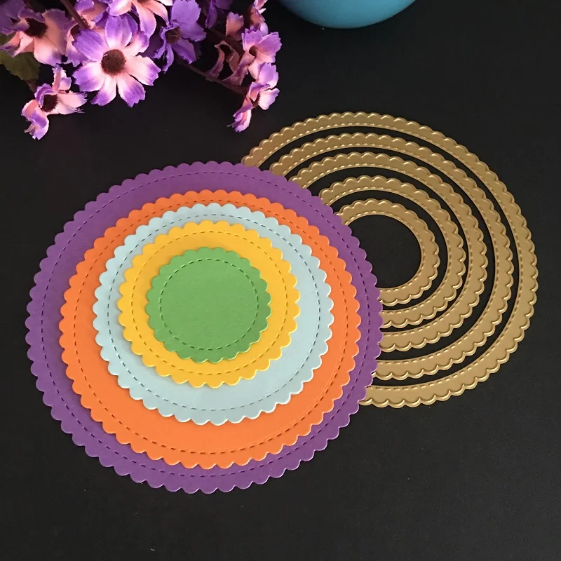 Металлические режущие штампы трафареты для рукоделия скрапбукинга тиснение