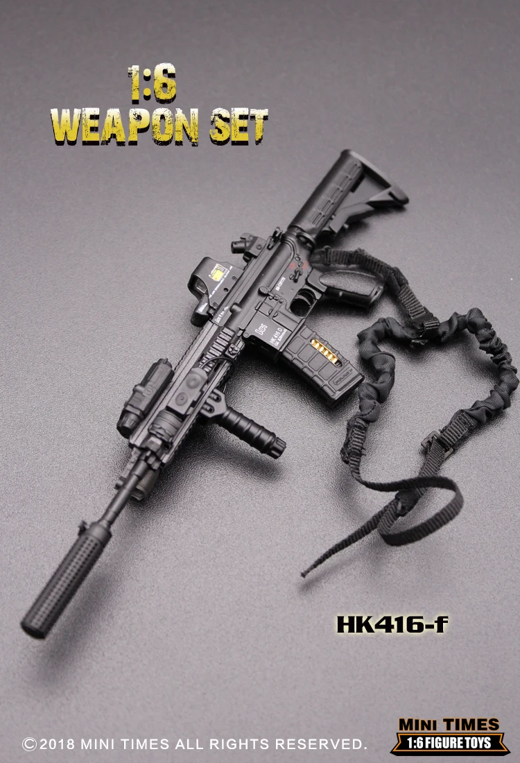 1/6 весы мини-игрушки 1/6 HK416 серии M4 винтовка оружие Модель игрушки для 1" фигурки аксессуары коллекции игрушки