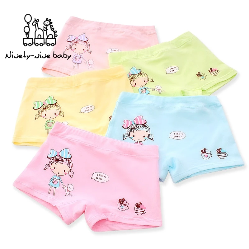 5 шт./Лот хлопковые трусы боксеры с принтом животных|Трусики| |