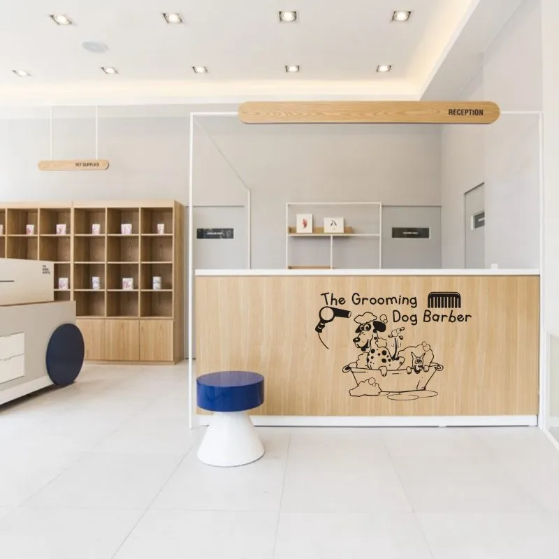 Переводная картинка для салона ухода за домашними животными стикеры плакаты