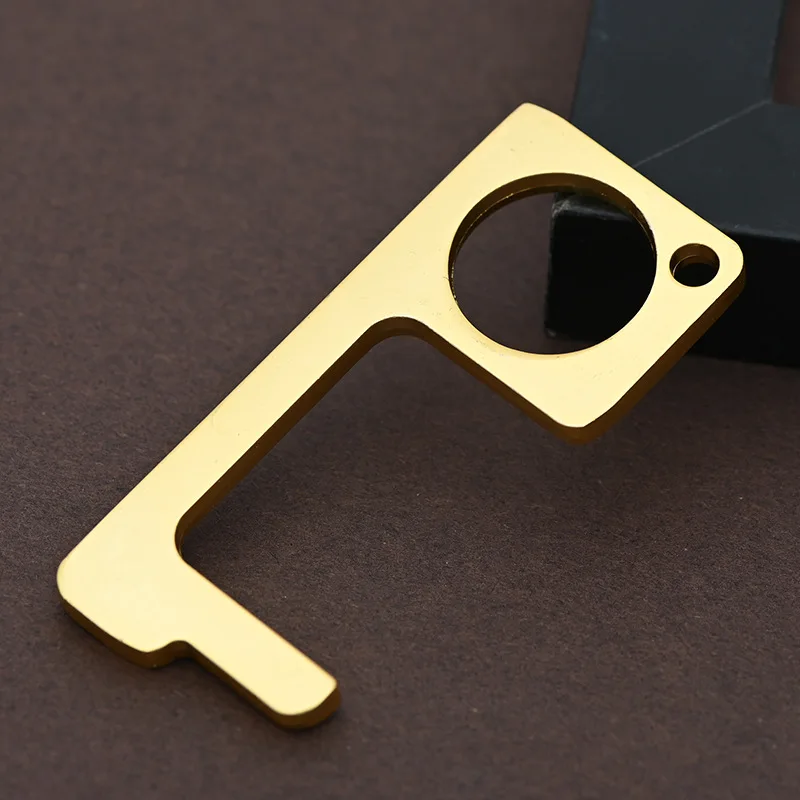 Гигиенический ручной Антибактериальный металлический Открыватель для двери EDC