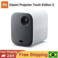 xiaomi youth edition projector 2 1080p support side projection hdr10 android tv 9 0 portable mini home theater xiomi projector
