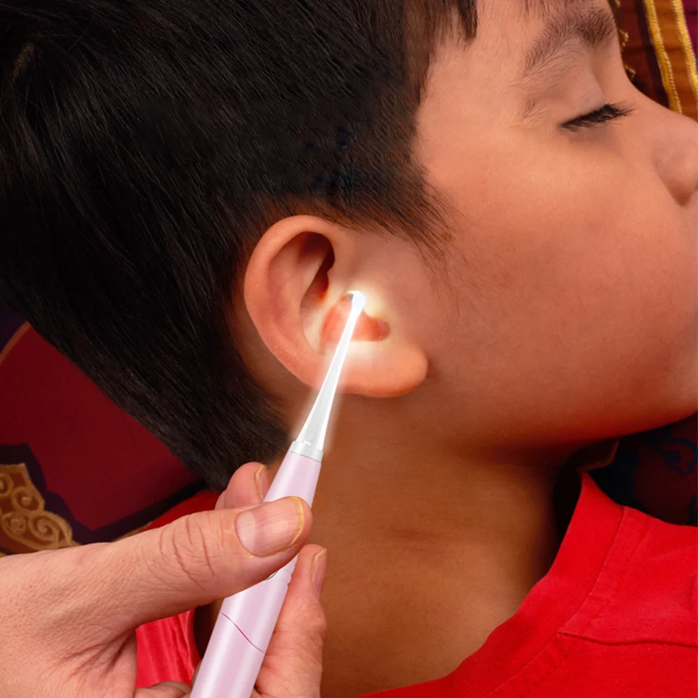 Ушной очиститель светодиодный фонарик Curette ухо Чистый Макияж светящийся ушной