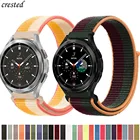 Ремешок нейлоновый для Galaxy Watch 4classic46 мм42 ммactive 23, браслет для Samsung Gear S3 Frontier, Huawei GT 2 3 pro, 20 мм22 мм