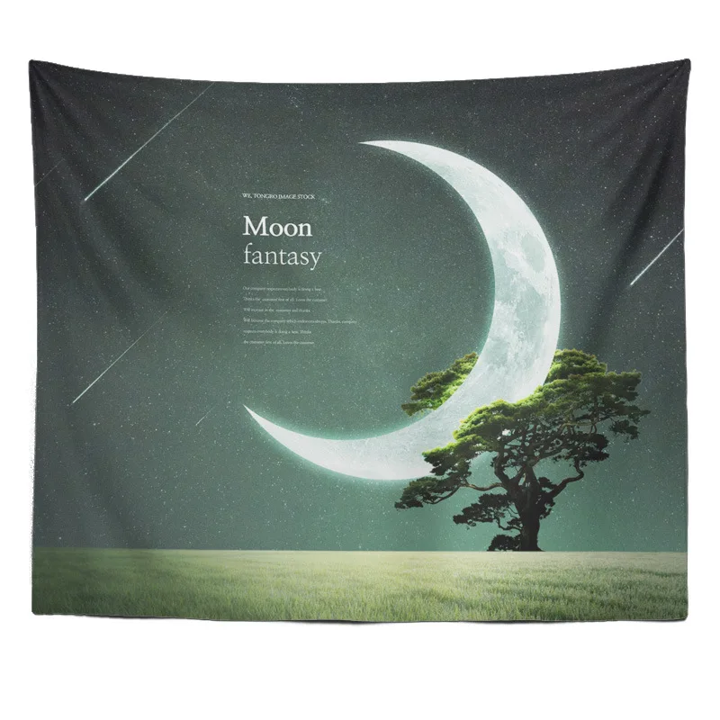 

New Starry Sky Background Cloth Fashion Home Simple Atmosphere Decoration Supplies Hanging Cloth Living Room Bedroom Tapestry