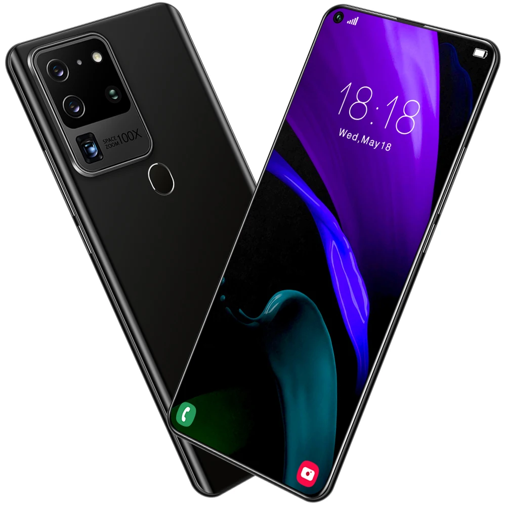 

S21Ultra 7.2inch Digging Curved Screen Smart Phone Rear HD camera 24+48MP 128GB+512GB Memory Smooth Game Experience