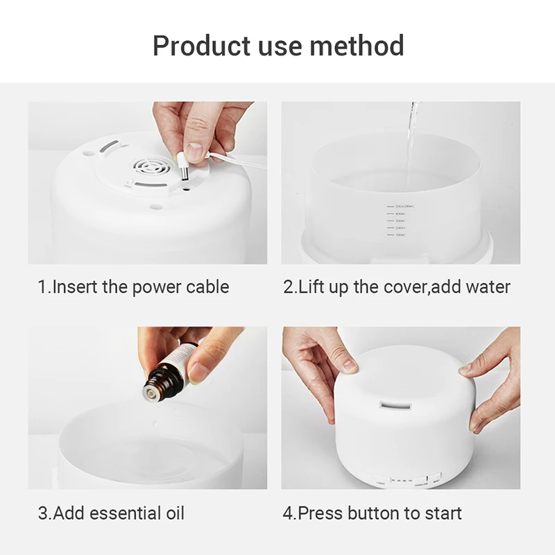 Дистанционное управление 300 мл ультразвуковой увлажнитель воздуха Air aroma с 7