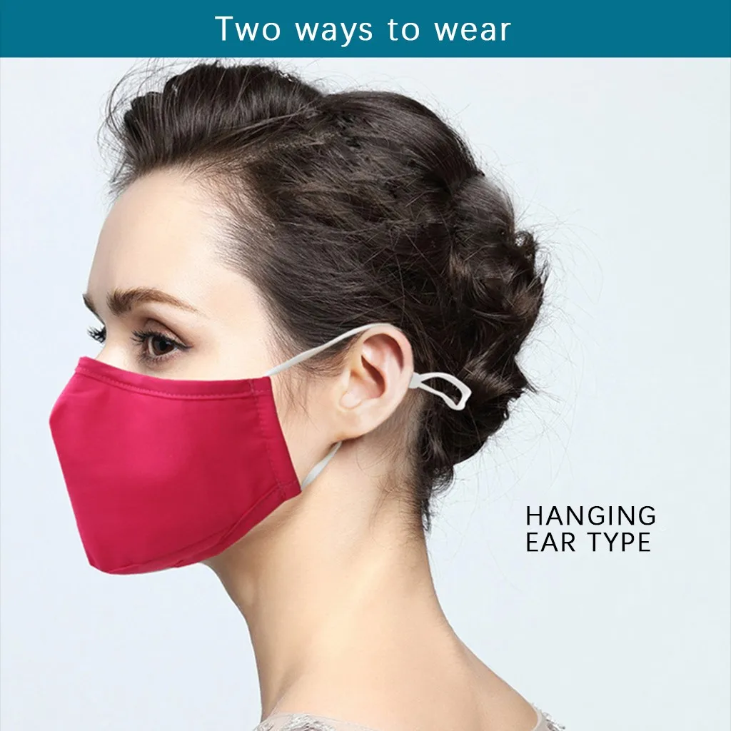 

Cotton Face Mask Reusable Washable Protective Mask Anti Dust EAr Loop Adjustable mascarilla masque noir mascarar Mascara negra