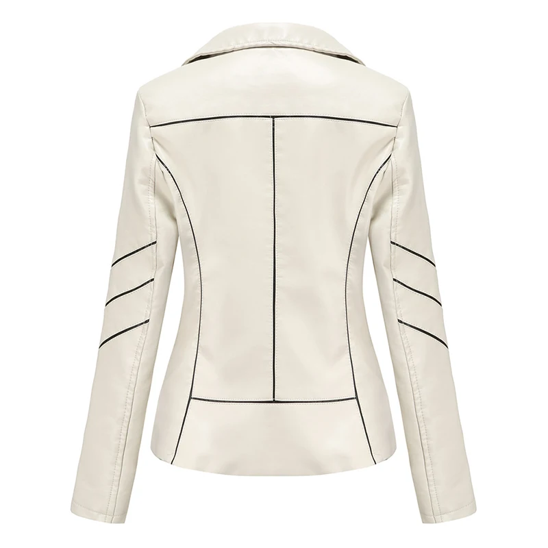 Куртка женская короткая из искусственной кожи, весна-осень от AliExpress WW