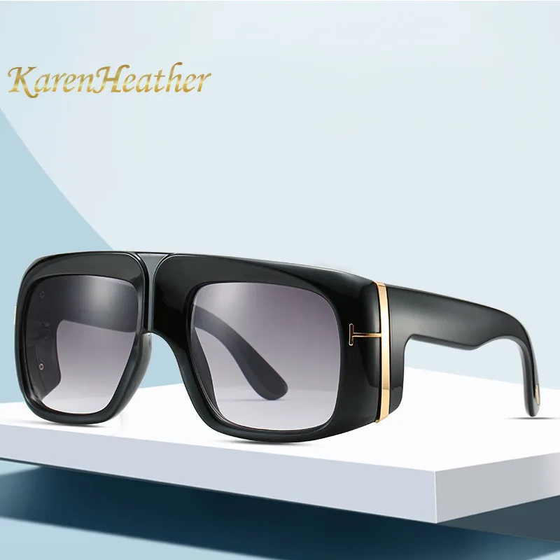 Солнцезащитные очки GINO модные большие с градиентом | Аксессуары для одежды