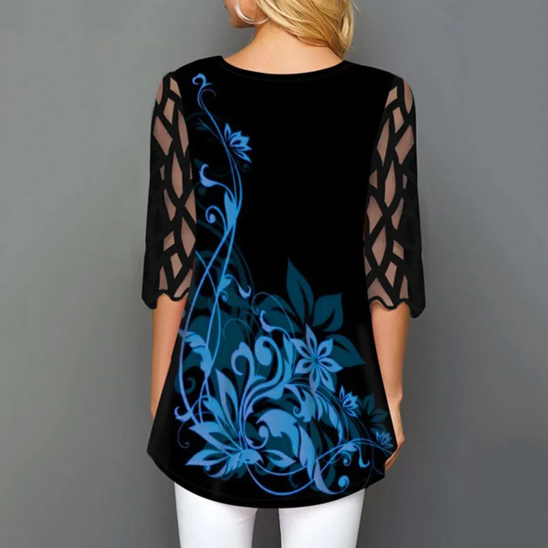 Женская рубашка и топ 2020 размера плюс черный с длинным рукавом модная бойфренда